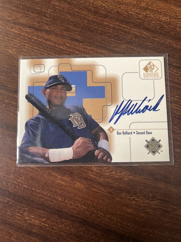 ●1999 UD SP SIGNATURE EDITION Autograph 「 Ron Belliard 」 サイン ●拍卖