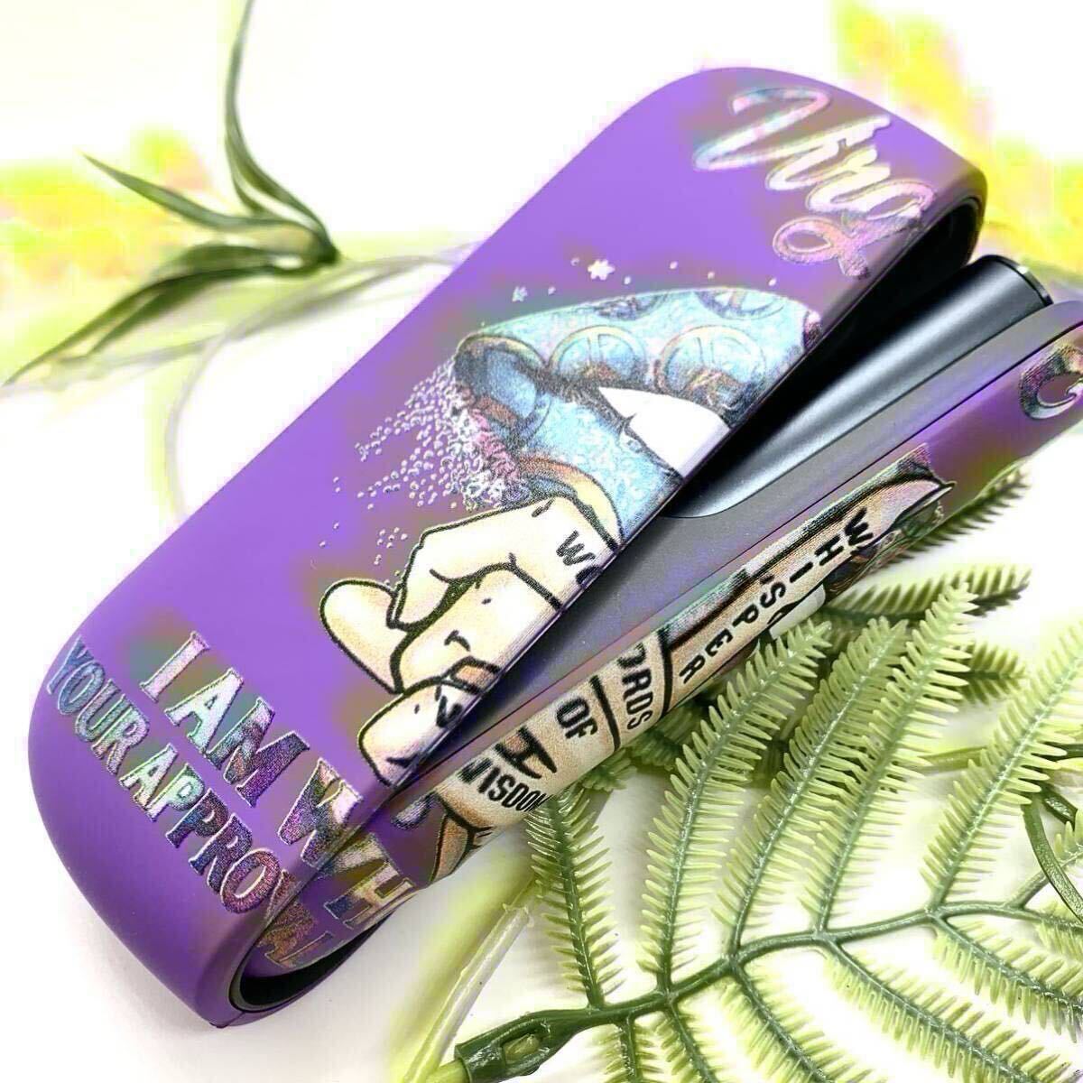 アイコス イルマ ケース iqos iluma ケース iQOS ILUMA ケース ドアカバーセットハードケース 新 両面印刷A 紫拍卖