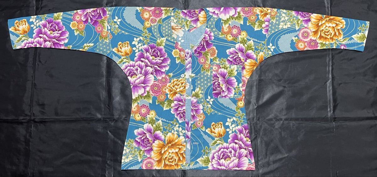 ★新品未使用★ 鯉口シャツ レディース Sサイズ 花柄 NO.888拍卖