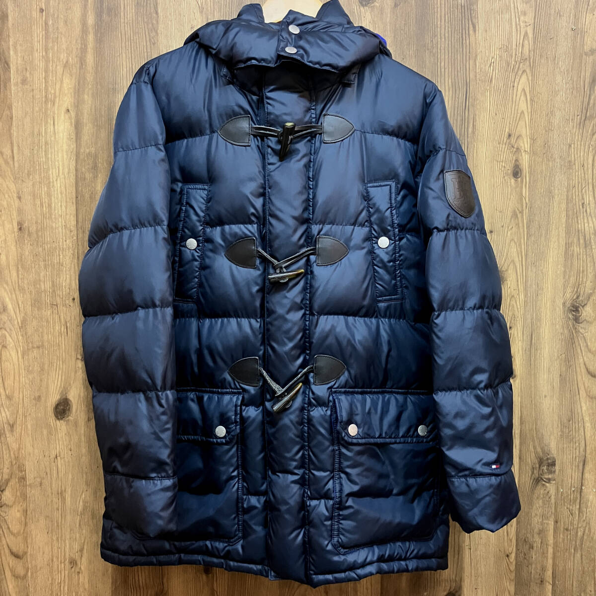 tu130 トミーヒルフィガー TOMMY HILFIGER ダウンジャケット ネイビー ※中古拍卖