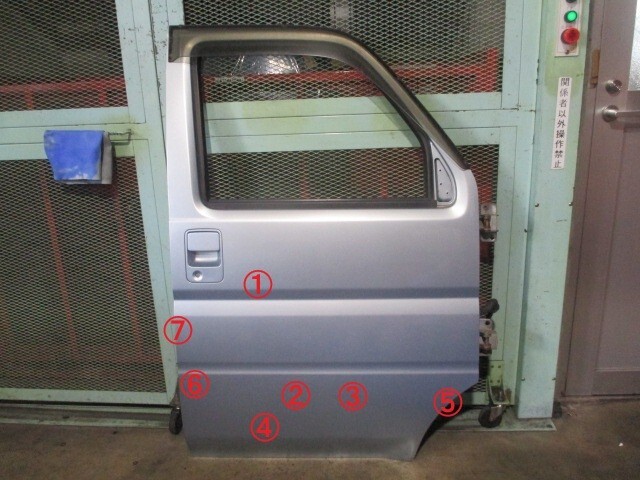 バモス HM2 フロントドア 右側 (カラーNo:B528M)拍卖