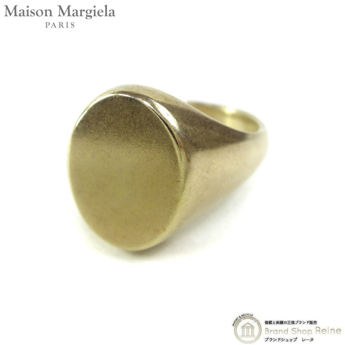 メゾン マルジェラ (Maison Margiela) シグネット リング 指輪 #19.5 ゴールド メンズ(中古)拍卖