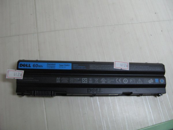 6128◆DELL バッテリー:Type T54FJ 充電可能ですが、持ち時間未確認拍卖