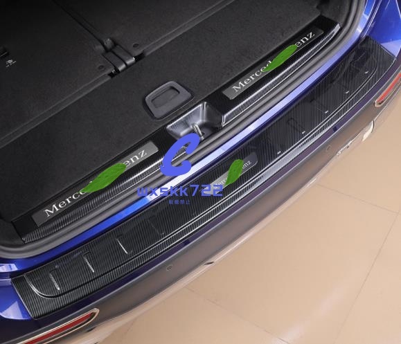 2pセット メルセデス ベンツ GLBクラス X247 2019- トランク ガード プロテクター 内装ガーニッシュ 内+外拍卖