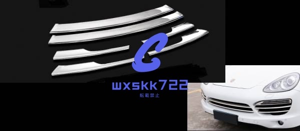 6pセット ステンレス ポルシェ カイエン フロントグリル トリム 11~14拍卖
