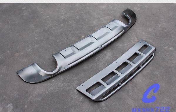 新品未使用 アウディQ5 バンパーガード プロテクター ステンレス製 フロント&リア セット拍卖