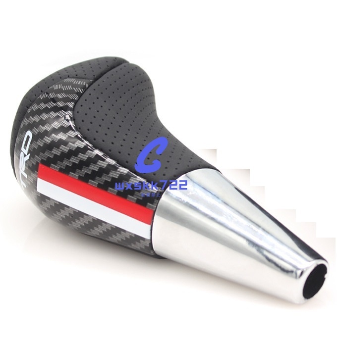 新品未使用 ハイラックス TRD パンチングレザー&カーボン シフトノブ シフトレバー 8mmシャフト用拍卖