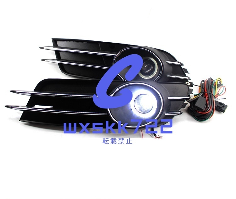 左右セット アウディ A6 C7 フォググリル 一対 2011-2015拍卖