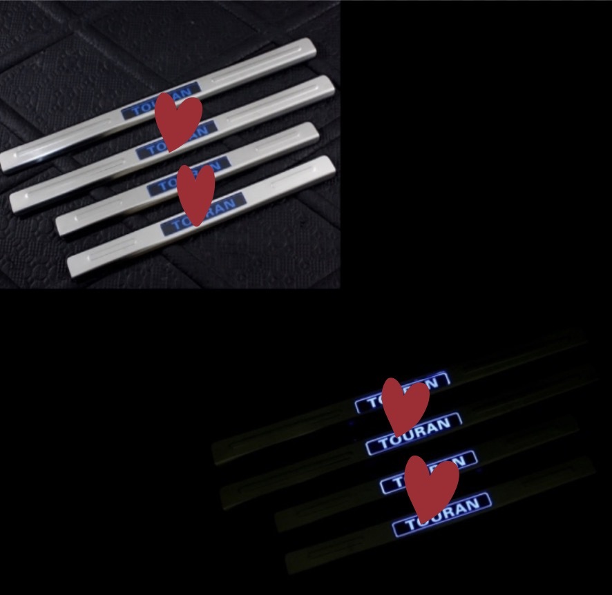 新品未使用 ゴルフ トゥーラン 4ピースセット LED スカッフ プレート 拍卖