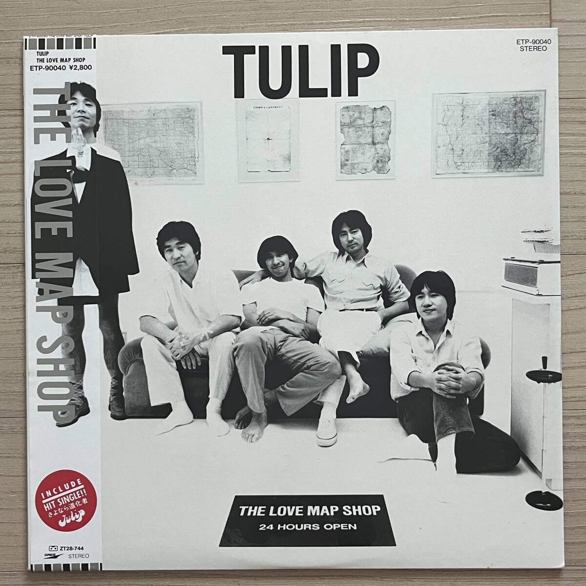 【国内盤/Vinyl/12''/Express/ETP-90040/81年盤/with Obi,Liner】チューリップ / The Love Map Shop ............................ //Pop//拍卖