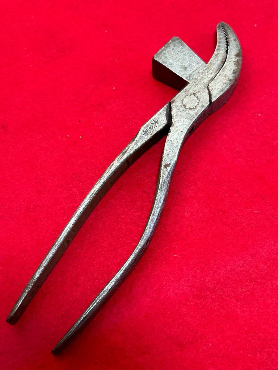 大谷製 ワニ ピンサー 靴職人 靴修理 工具 道具 3拍卖