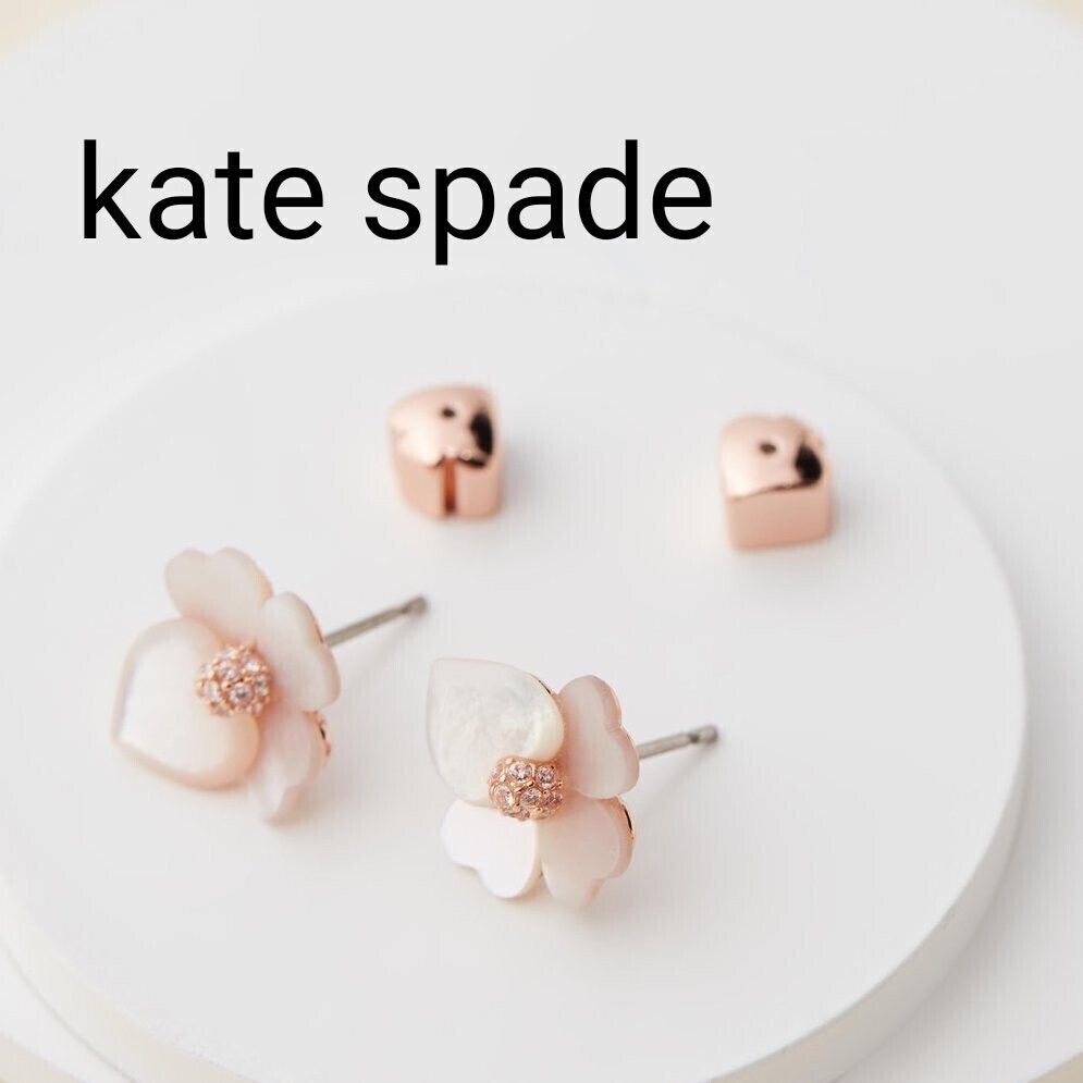 ケイトスペード プレシャスパンジー スタッズピアス拍卖