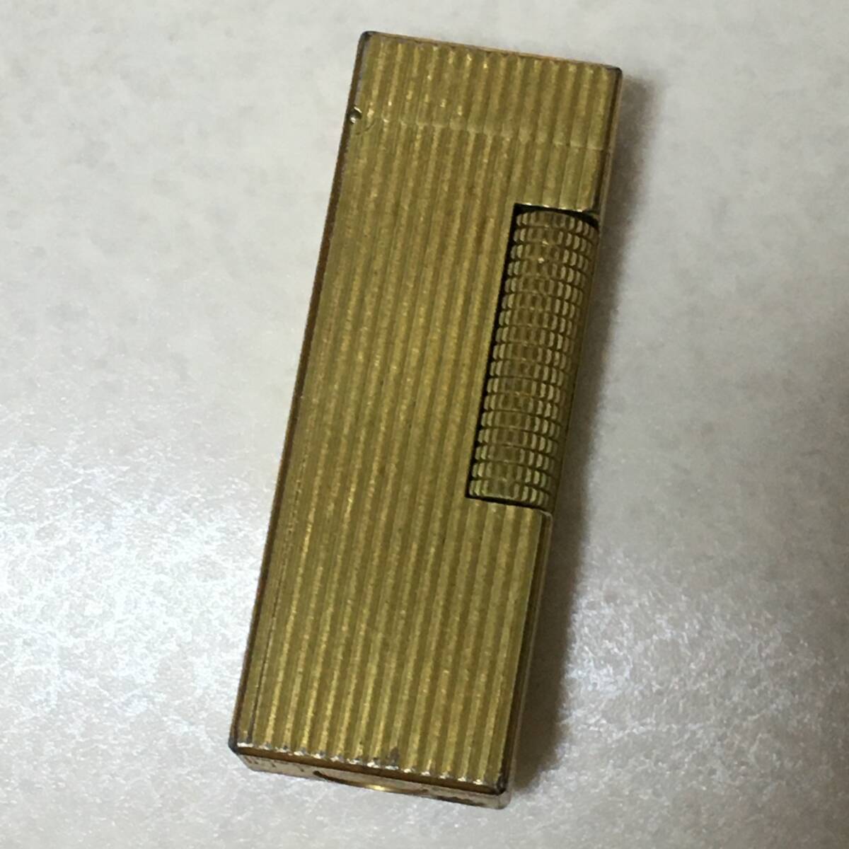 E640 ダンヒル dunhill ローラー式 ガスライター ゴールド拍卖