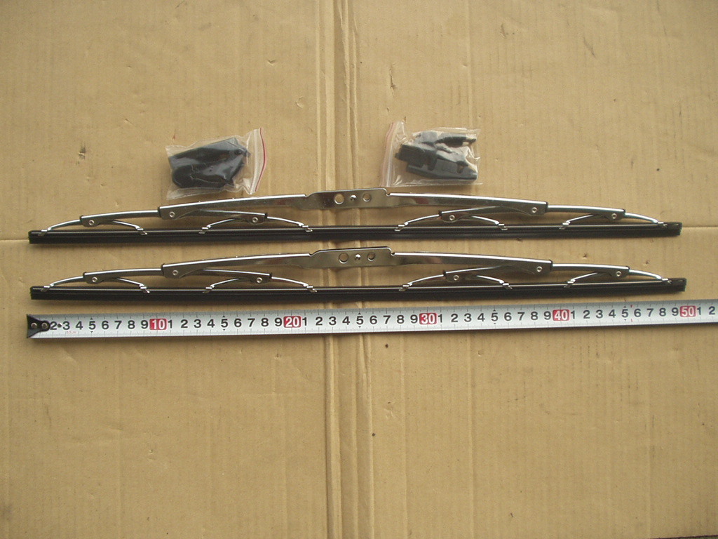 当時物 未使用 ステンレスクローム シングルワイパー20インチ B品2本セット 旧車 昭和 高速有鉛 昭和レトロ バニング カスタムカー拍卖