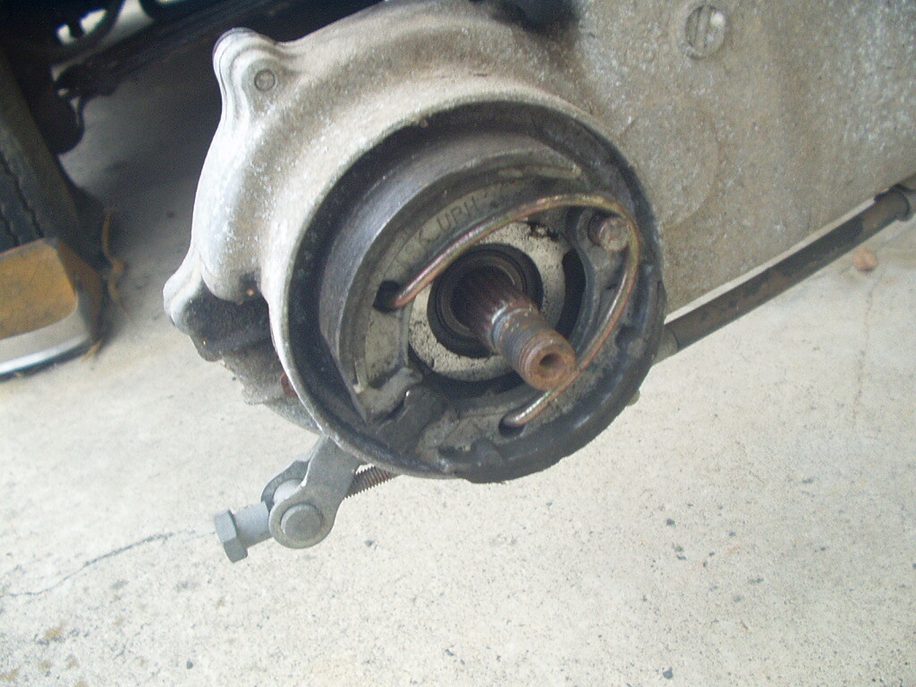 ホンダ ズーク ZOOK リヤブレーキシュー ライニング ジャンクで。定形外送料込み拍卖