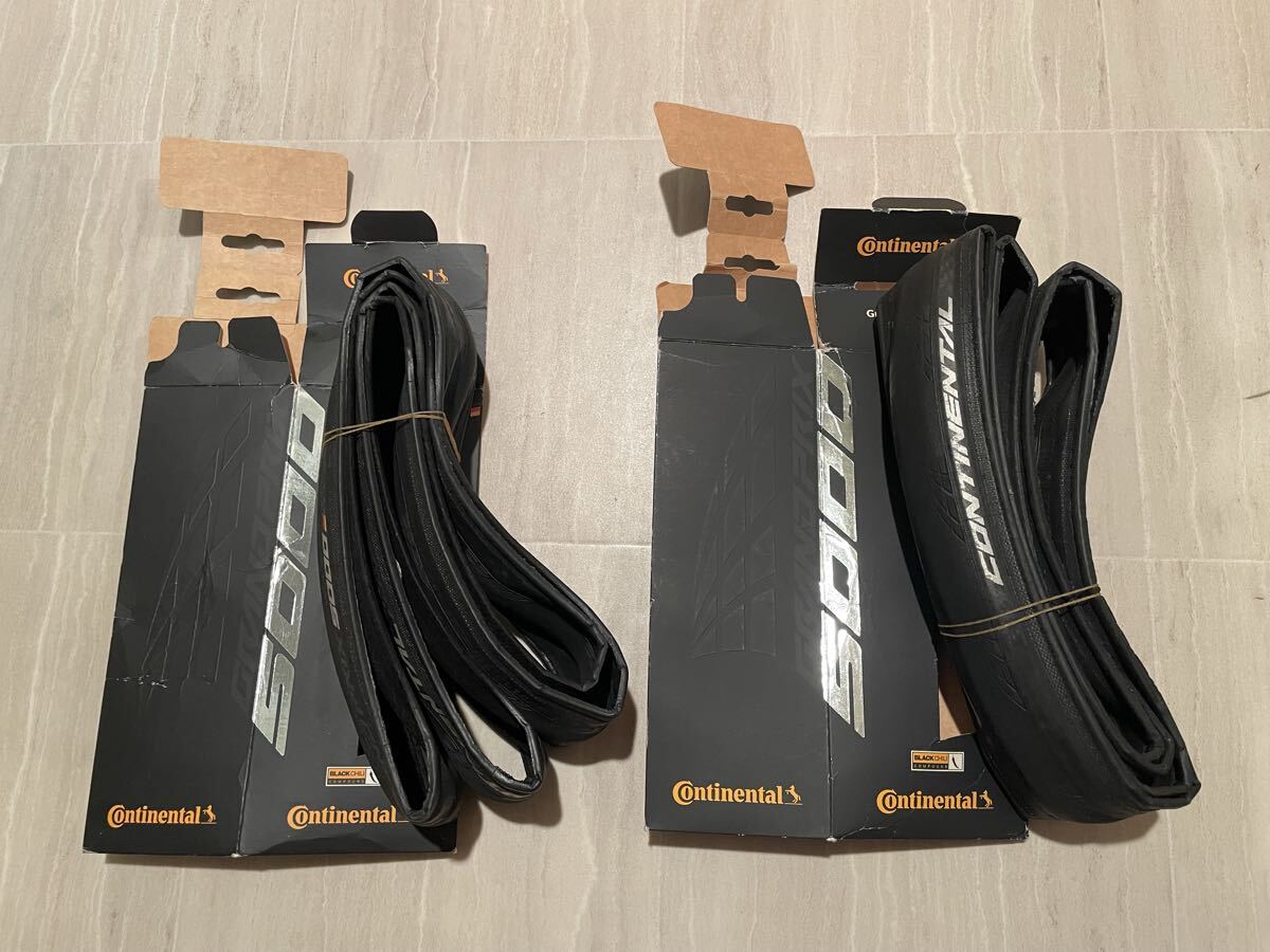 Continental クリンチャータイヤ 25C 2本セット Grand Prix5000 GP5000 700×25C 2本拍卖