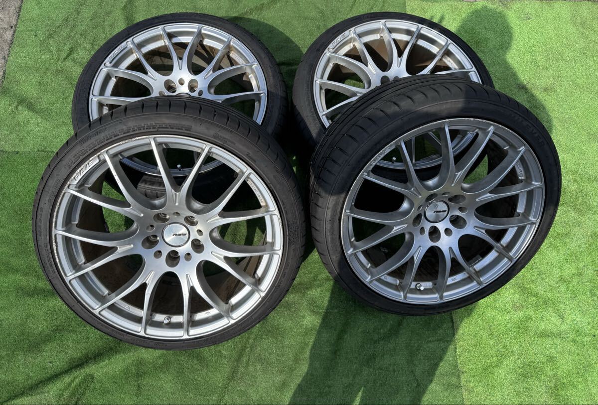 RAYS (4本:245/35ZR19 93W XL (2本:19×9 1/2J 45 ) (2本:19×8 1/2J 45(PCD:114.3)(4本:2024年製)拍卖