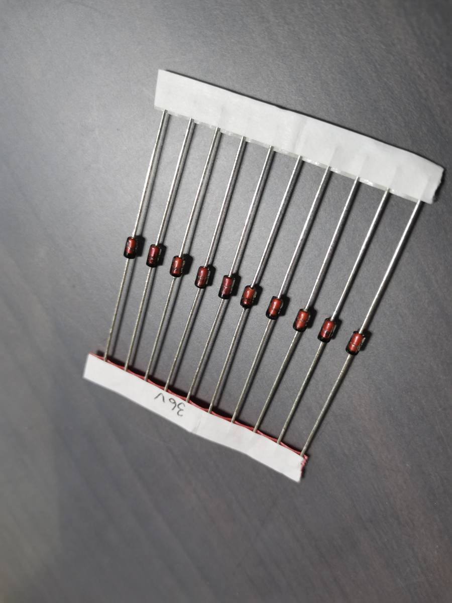 ツェナーダイオード 1N4753A 36V 1W 10個セット拍卖
