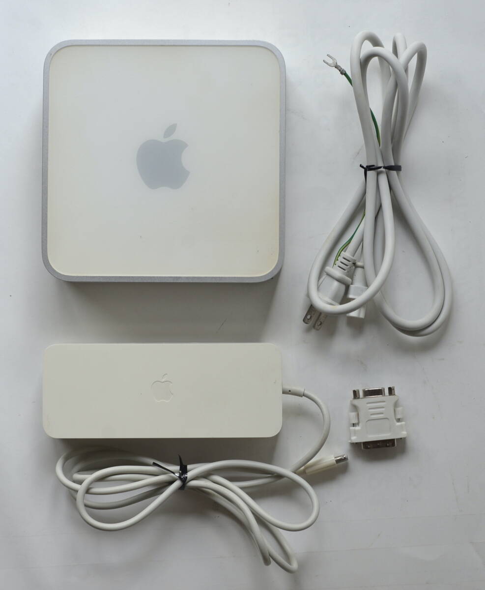 貴重! CPU 1.5GHz Mac mini G4 最終版 1GB(Max)/75GB/Combo 美 AC/モニターアダプタ OSX10.4.11/0S9.2.2クラッシック環境 拍卖
