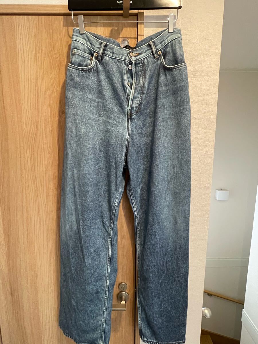 バレンシアガ トロンプルイユ 転写 デニム パンツ拍卖