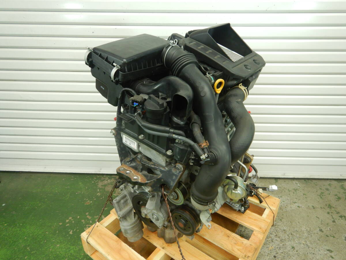 15D】【送料記載】 タンク M900A 1KR-VET エンジン / タービン・インタークーラー・ハーネス・コンピューター付【52051㎞】【507240】拍卖