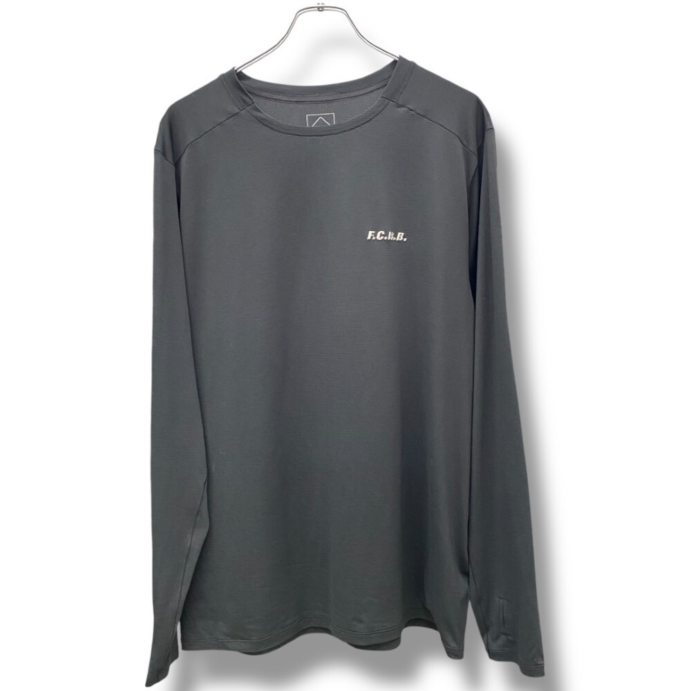 F.C.REAL BRISTOL TECH L/S TRAIL TOP XLサイズ ブラック FCRB-250054 エフシーレアルブリストル ロングスリーブトップ 長袖カットソー拍卖