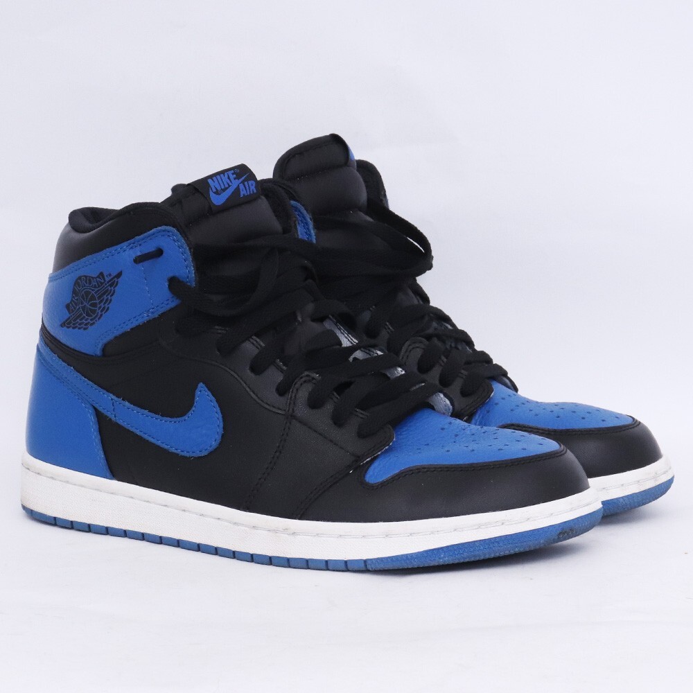 28cm NIKE Air Jordan 1 Retro High OG Royal 2017 555088-007 ナイキ エアジョーダン 1 レトロ ハイ ロイヤル スニーカー拍卖