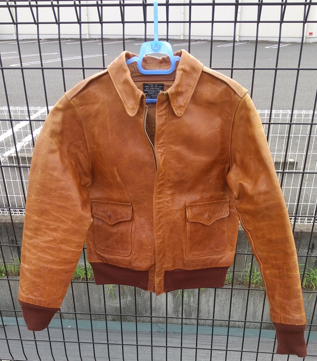 限定 フェローズ A-2 フライトジャケット CCマスターズ ホースハイド 馬革 大戦モデル拍卖