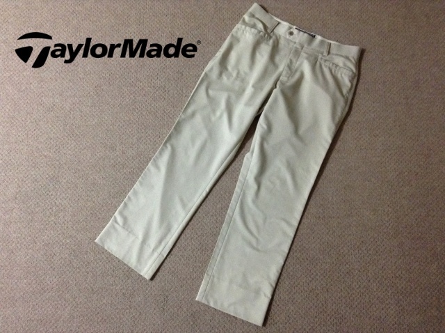 ★中古★テーラーメード ゴルフ メンズ パンツ スラックス 91cm 刺繍ロゴ TaylorMade Golf T9F602拍卖