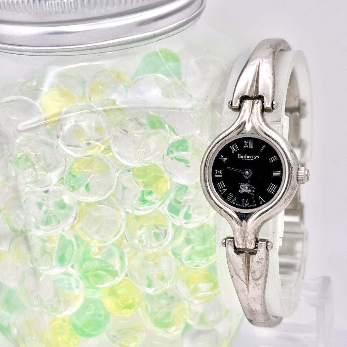 【新品電池】Burberrys バーバリー 11700 レディース 腕時計 バングル シルバー ローマン 2594拍卖