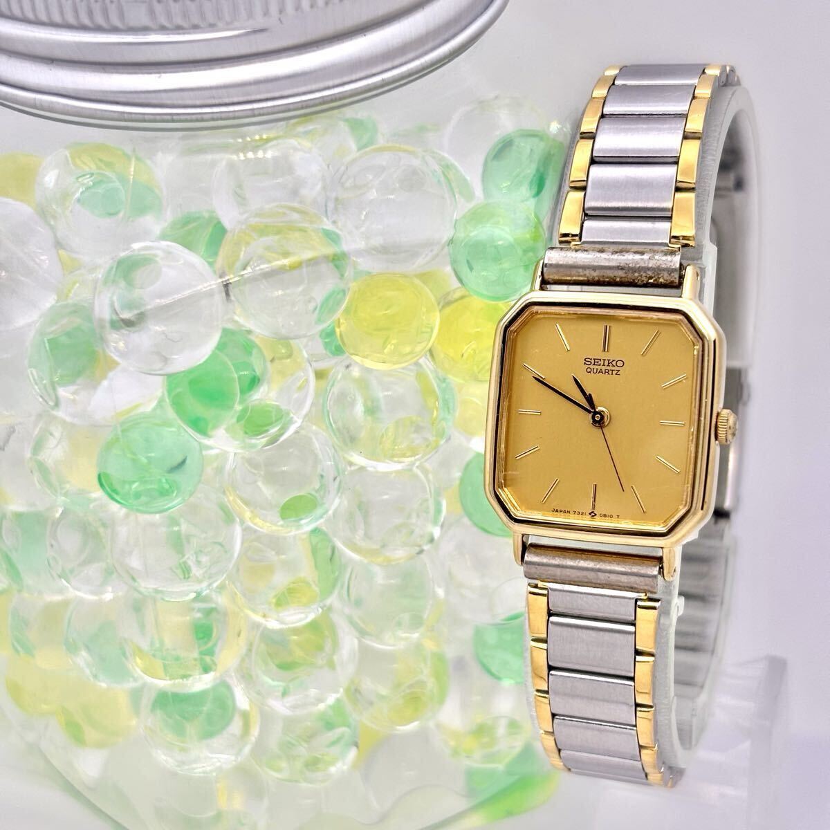 【新品電池】 SEIKO セイコー レディース 腕時計 ドレス オクタゴン 7321-5410 517664拍卖