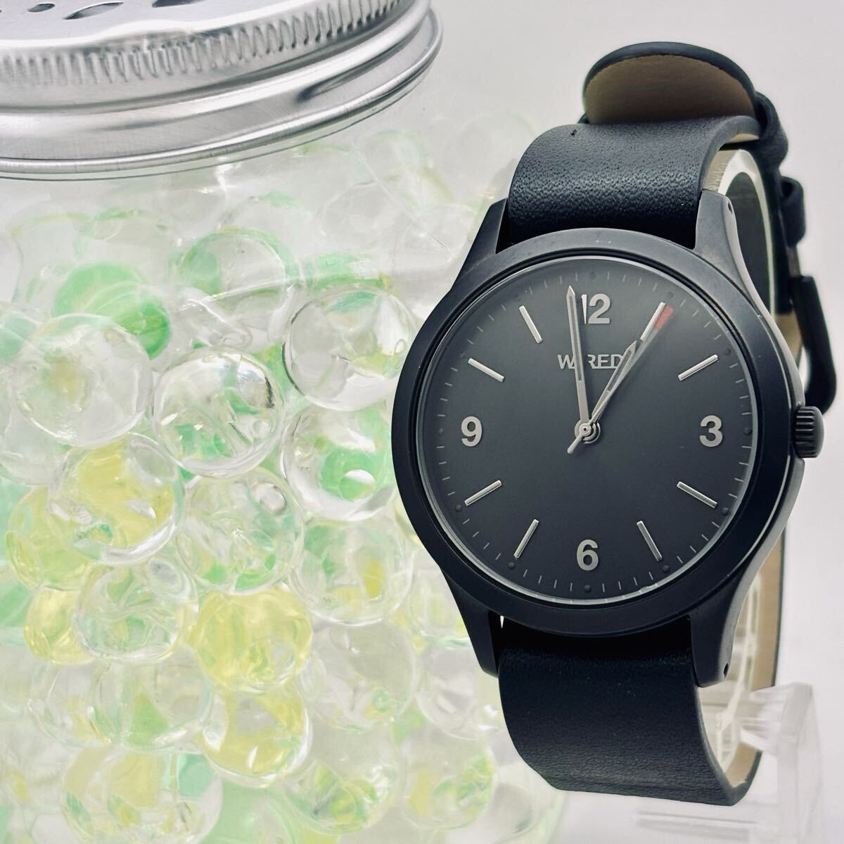 【新品電池】SEIKO セイコー WIRED ワイアード メンズ 腕時計 ブラック VJ21-KCD0 純正ベルト拍卖