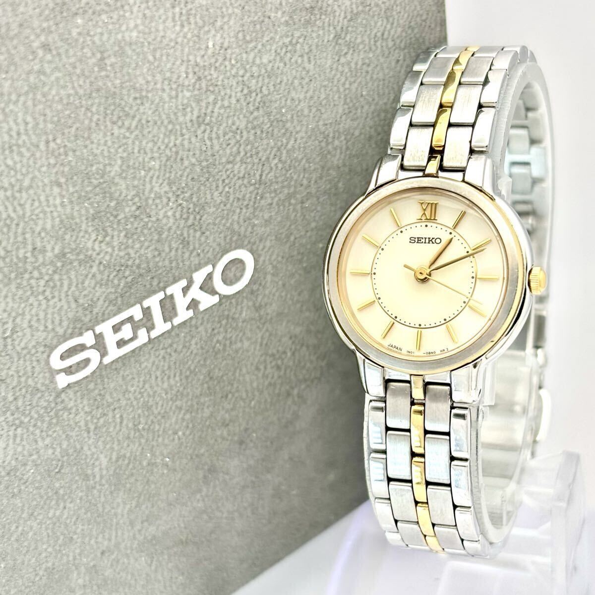 【箱付/美品/新品電池】 SEIKO セイコー レディース 腕時計 1N01-0AP0 491910拍卖