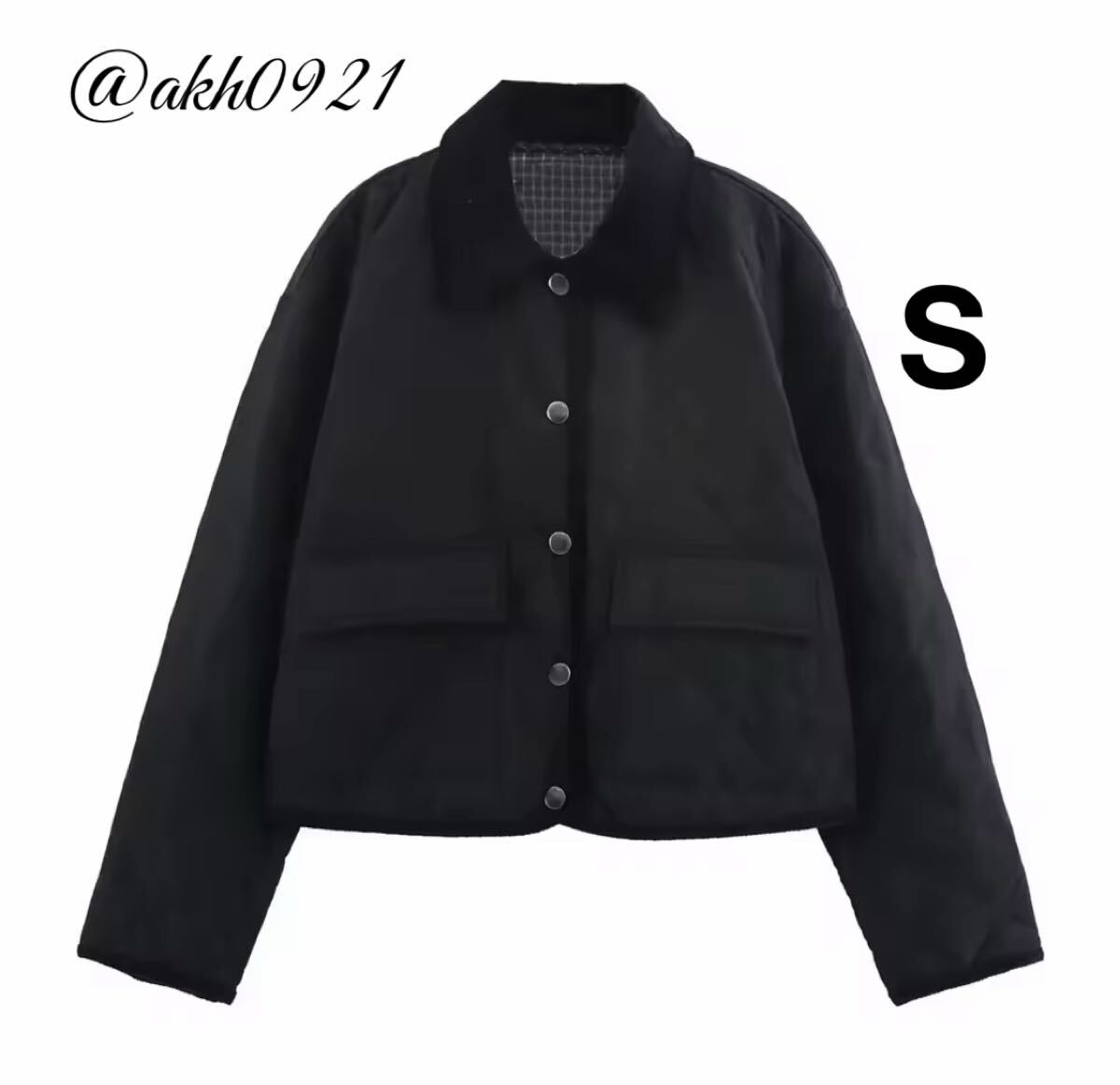 新品未使用★2025 秋新作★vintage ヴィンテージ レトロ コーデュロイ 襟 ダウンジャケット アウター Sサイズ レディース★ZARA 好きな方に拍卖