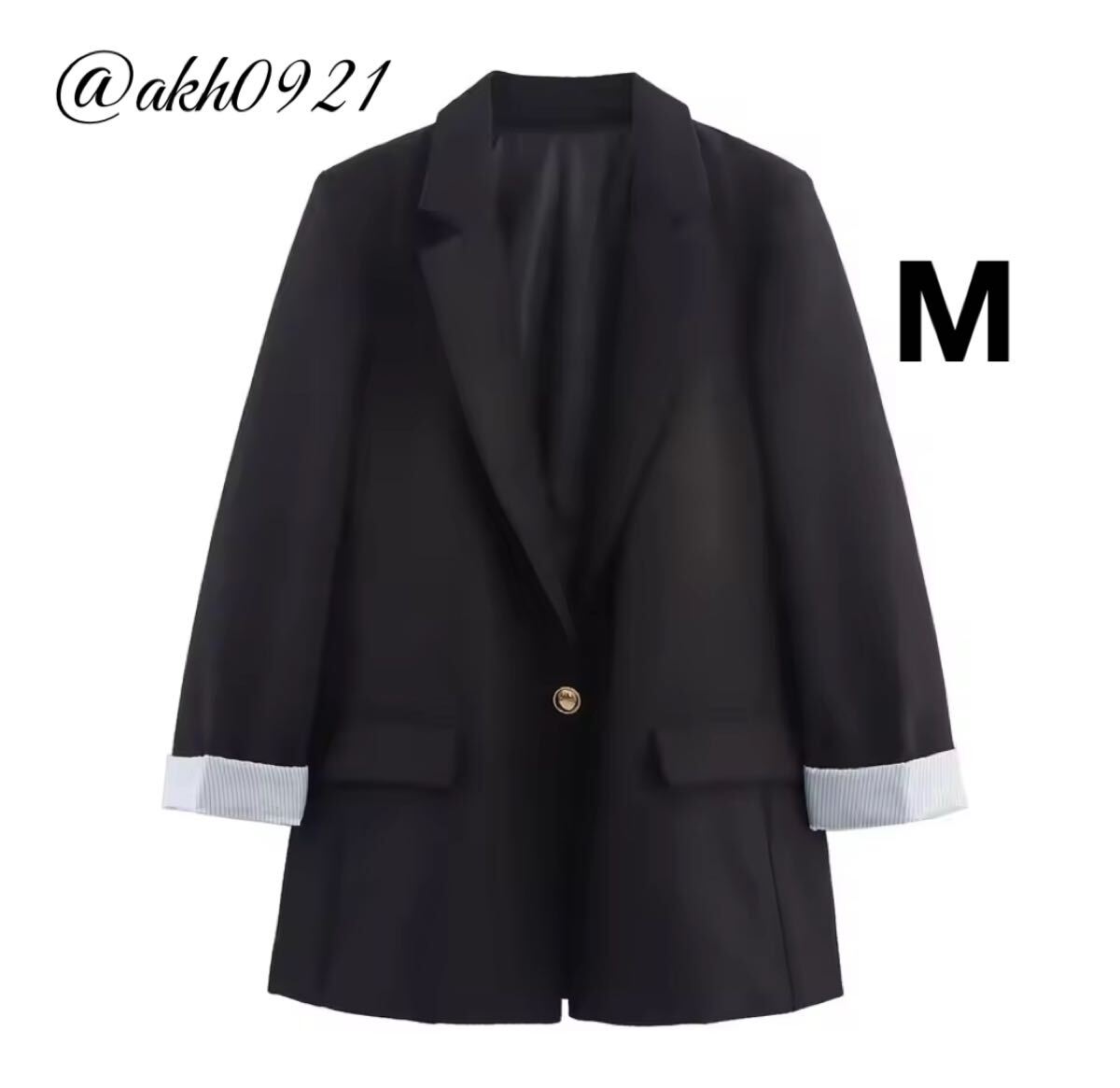 新品未使用★秋新作★vintage ヴィンテージ レトロ black テーラードジャケット ブレザー アウター Mサイズ レディース★ZARA 好きな方に拍卖