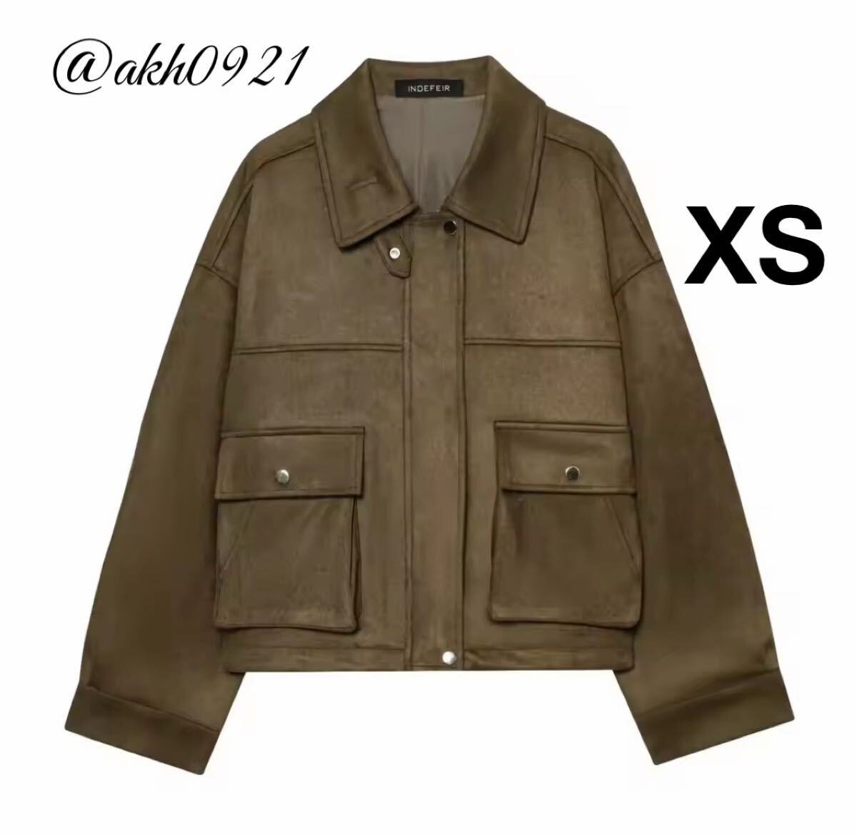 新品未使用★2025 A/W 秋新作★vintage ヴィンテージ レトロ ジャンパー ブルゾン アウター XSサイズ レディース★ZARA 好きな方に拍卖