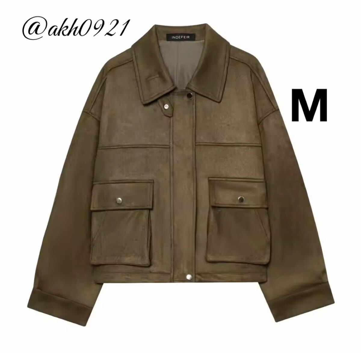 新品未使用★2025 A/W 秋新作★vintage ヴィンテージ レトロ ジャンパー ブルゾン アウター Mサイズ レディース★ZARA 好きな方に拍卖