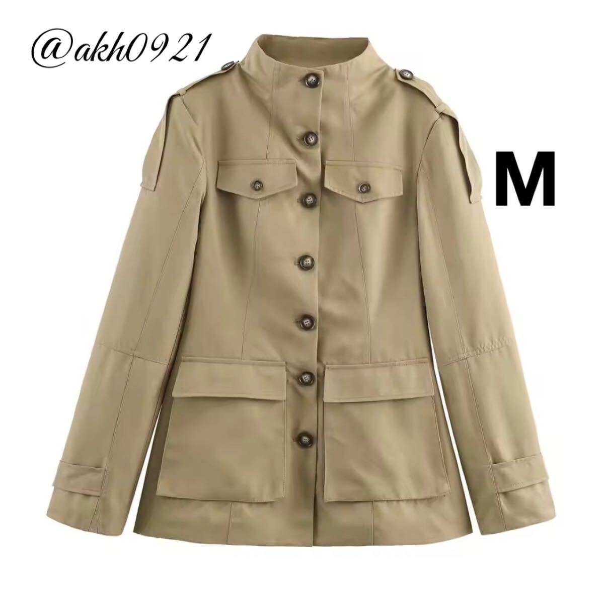 新品未使用★2025 A/W 秋新作★vintage ヴィンテージ レトロ ボートネック ジャケット アウター Mサイズ レディース★ZARA 好きな方に拍卖