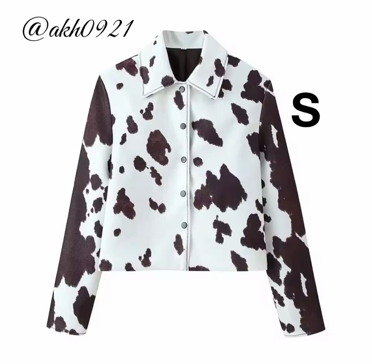 新品未使用★2025 A/W 秋新作★vintage ヴィンテージ レトロ 柄 ジャケット アウター Sサイズ レディース★ZARA 好きな方に拍卖