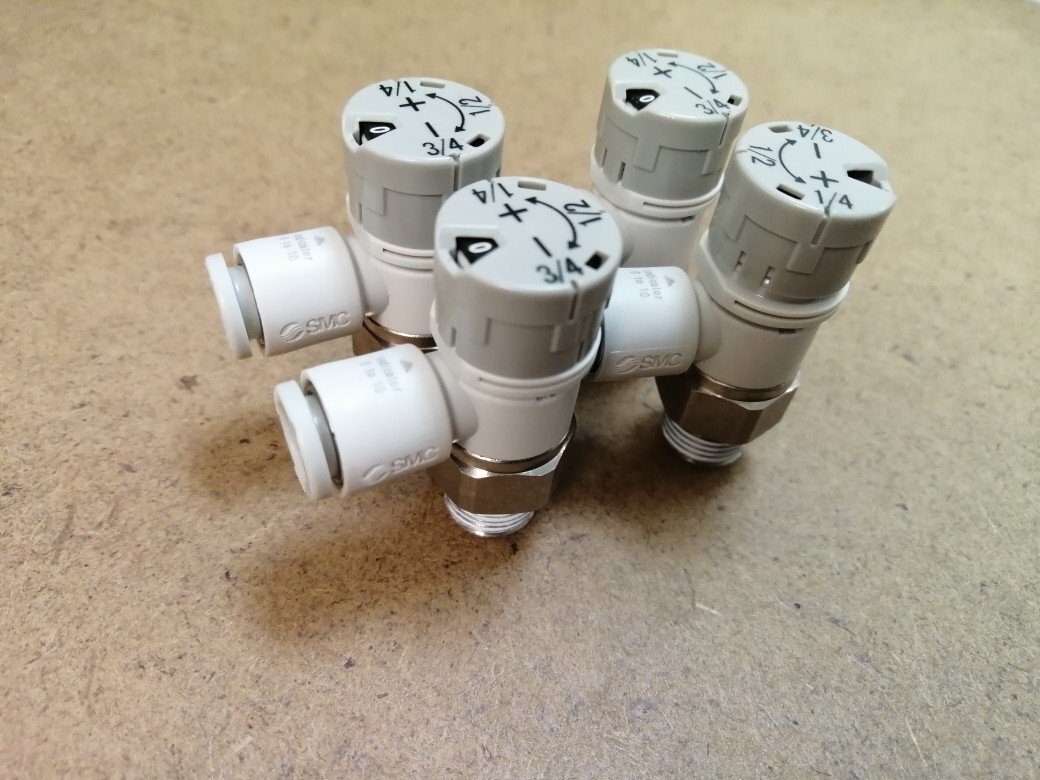 01125 SMC 目盛り付きスピードコントローラ AS2201FS-01-06SA 4個 拍卖