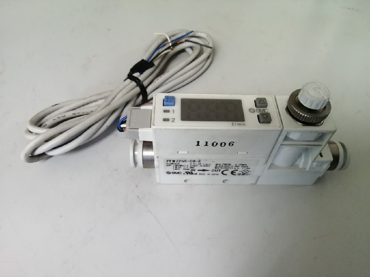 01257 SMC 2色表示式 デジタルフロースイッチ 表示一体型 PFM725S-C8-E拍卖