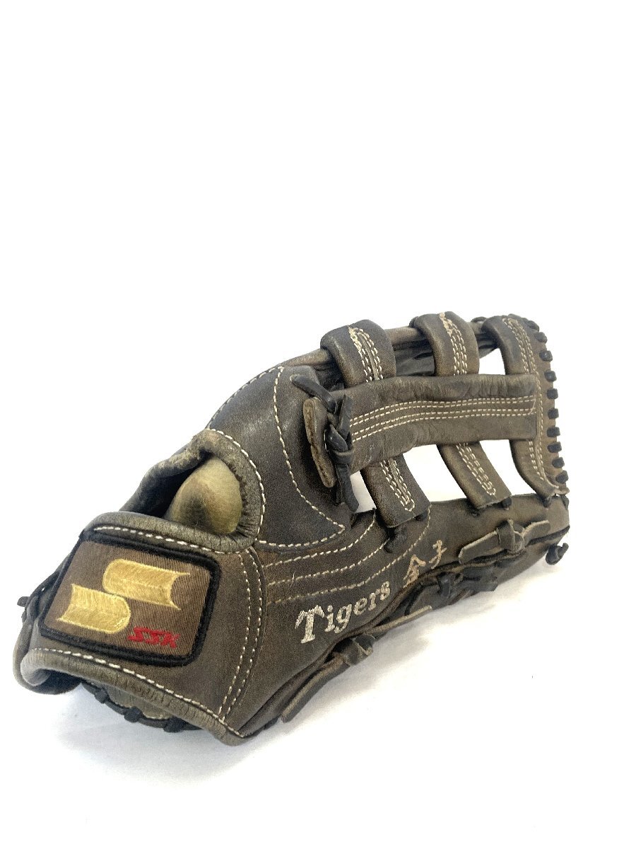 「希少」SSK エスエスケイ 元阪神タイガース 金子選手 プロ支給品 外野手用 グローブ 旧ロゴ 実使用拍卖