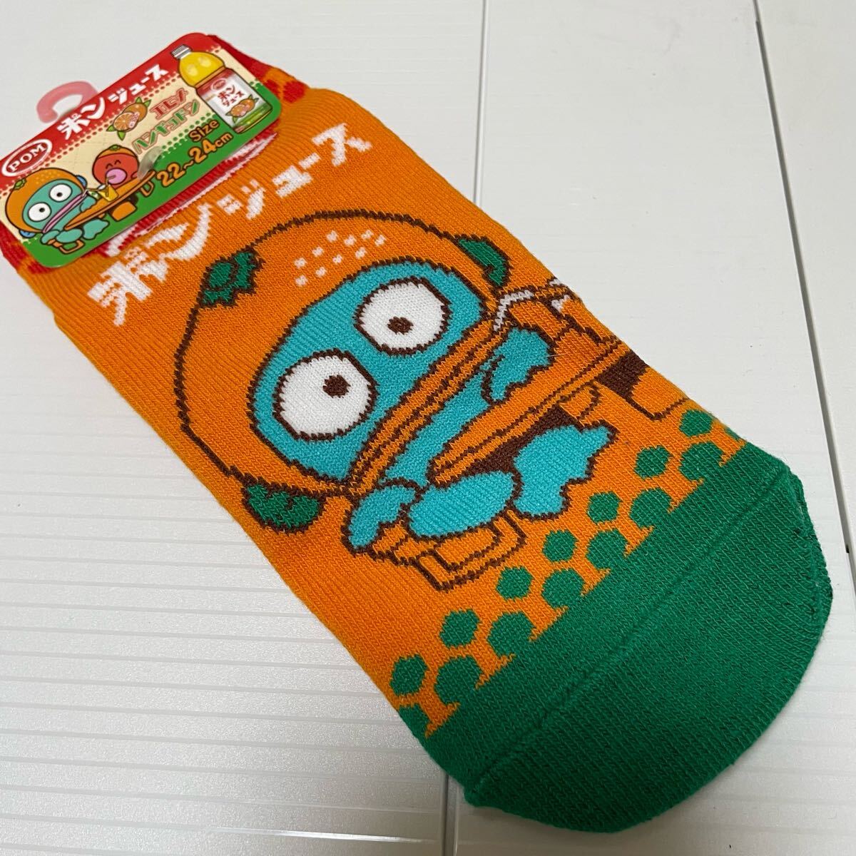 新品 愛媛限定 ハンギョドン 靴下 ソックス ポンジュース サンリオ 拍卖