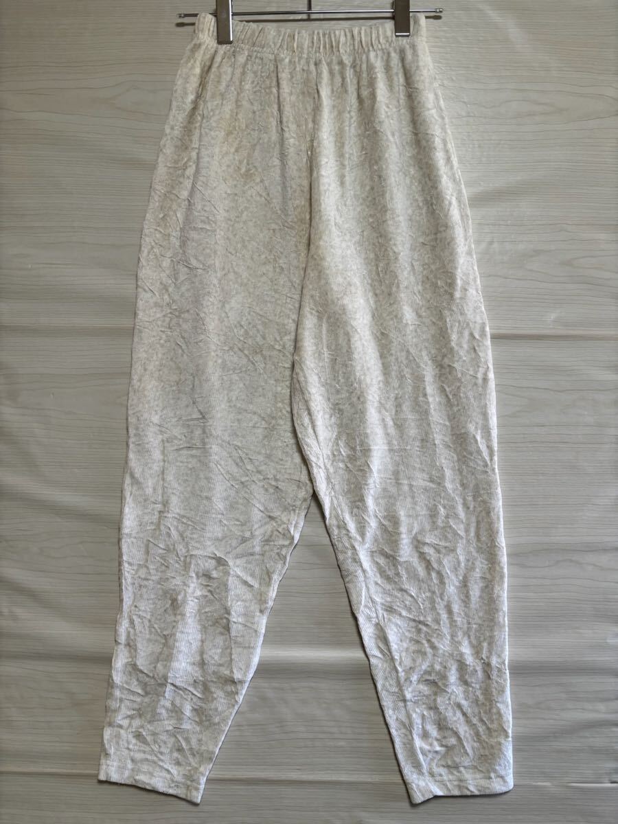 ROYAL WEAR ロイヤルウェア コーデュロイパンツ イージーパンツ ウエストゴム サイズM ホワイト 白 コットン レディース ボトムス (30)拍卖