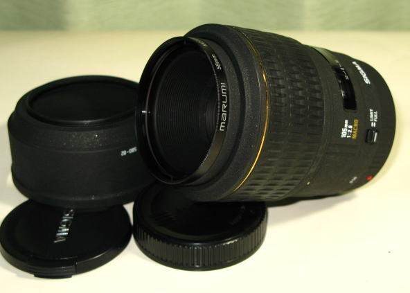 シグマ SIGMA MACRO 105mm F2.8 EX ミノルタAマウント専用 ( 過去にオーバーホール実施あり )  フード付    中古拍卖