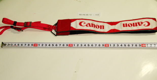 Canon キヤノン CPE 紅白ストラップ ( 赤色 / 白色 )   オールドストラップ 中古拍卖