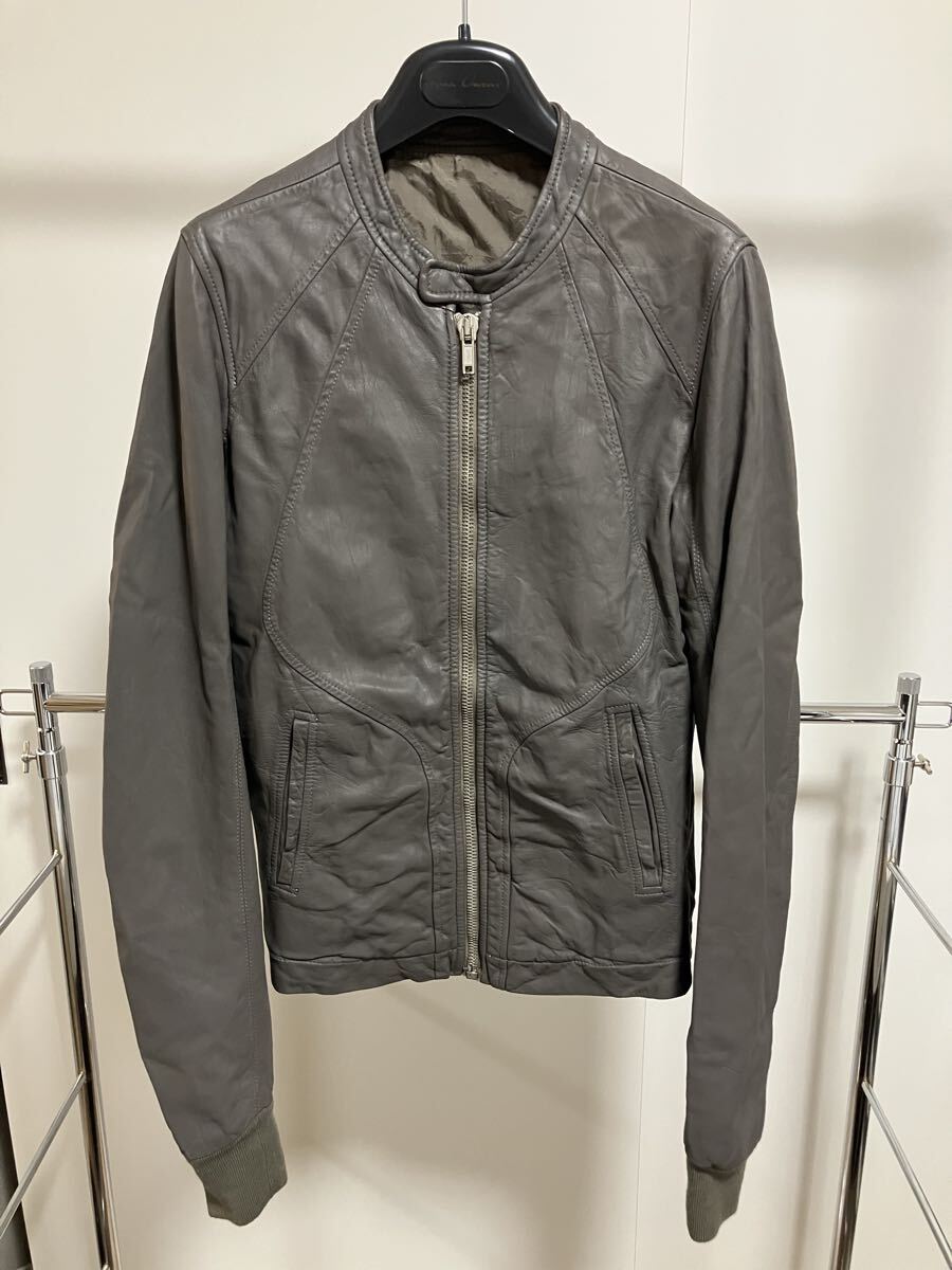 Rick Owens リックオウエンス インターシャラムレザーブルゾン DUST XS拍卖