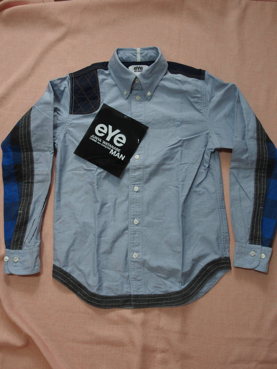 eYe COMME des GARCONS JUNYA WATANABE MAN × ブルックスブラザーズ★ジュンヤワタナベマンマン★サックスブルー★ハンティングXS拍卖