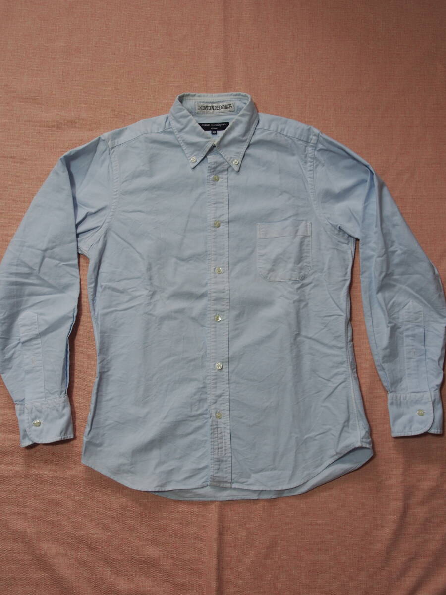COMME des GARCONS HOMME × INDIVIDUALIZED SHIRTS コムデギャルソンオム×インディビジュアライズドシャツ★ボタンダウンシャツXS拍卖