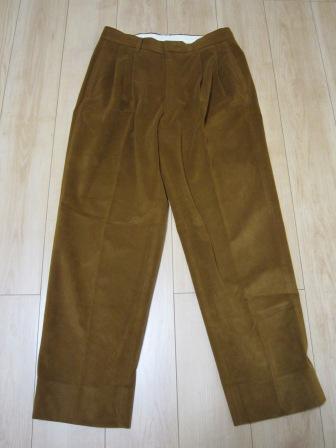 【1円~スタート!】美品☆あたたかい☆AndreMaurois スエード パンツ ズボン 秋/春 茶色 L☆♪♪♪拍卖